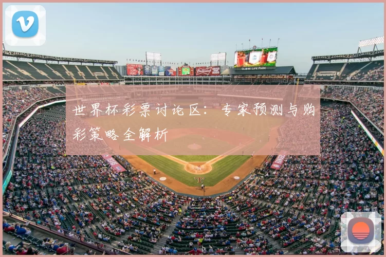 世界杯彩票讨论区：专家预测与购彩策略全解析