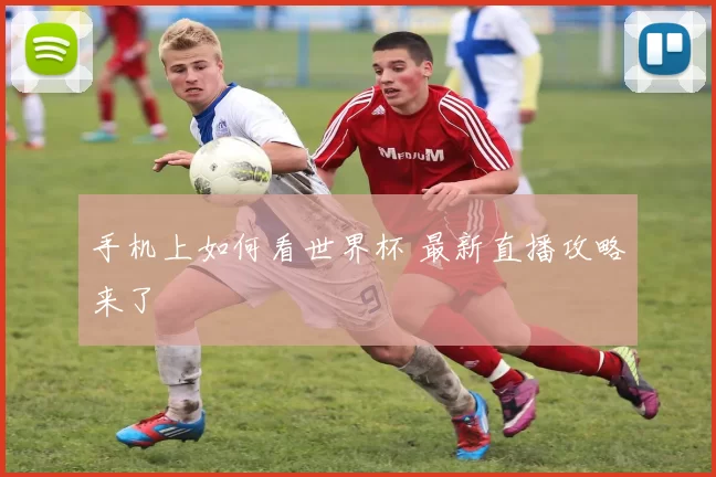 手机上如何看世界杯 最新直播攻略来了
